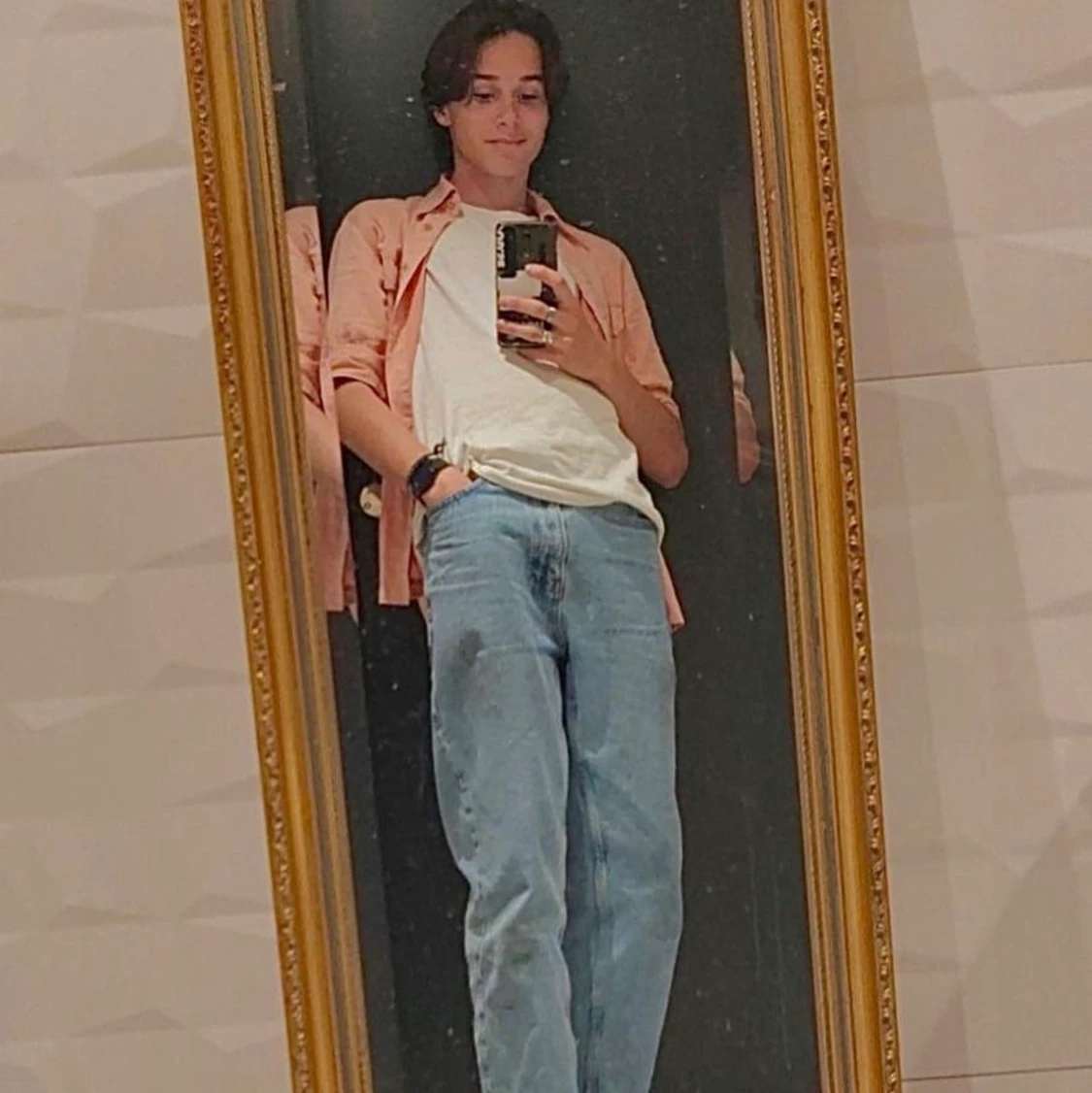 Marlboro Classics Salmon Button Down - 90