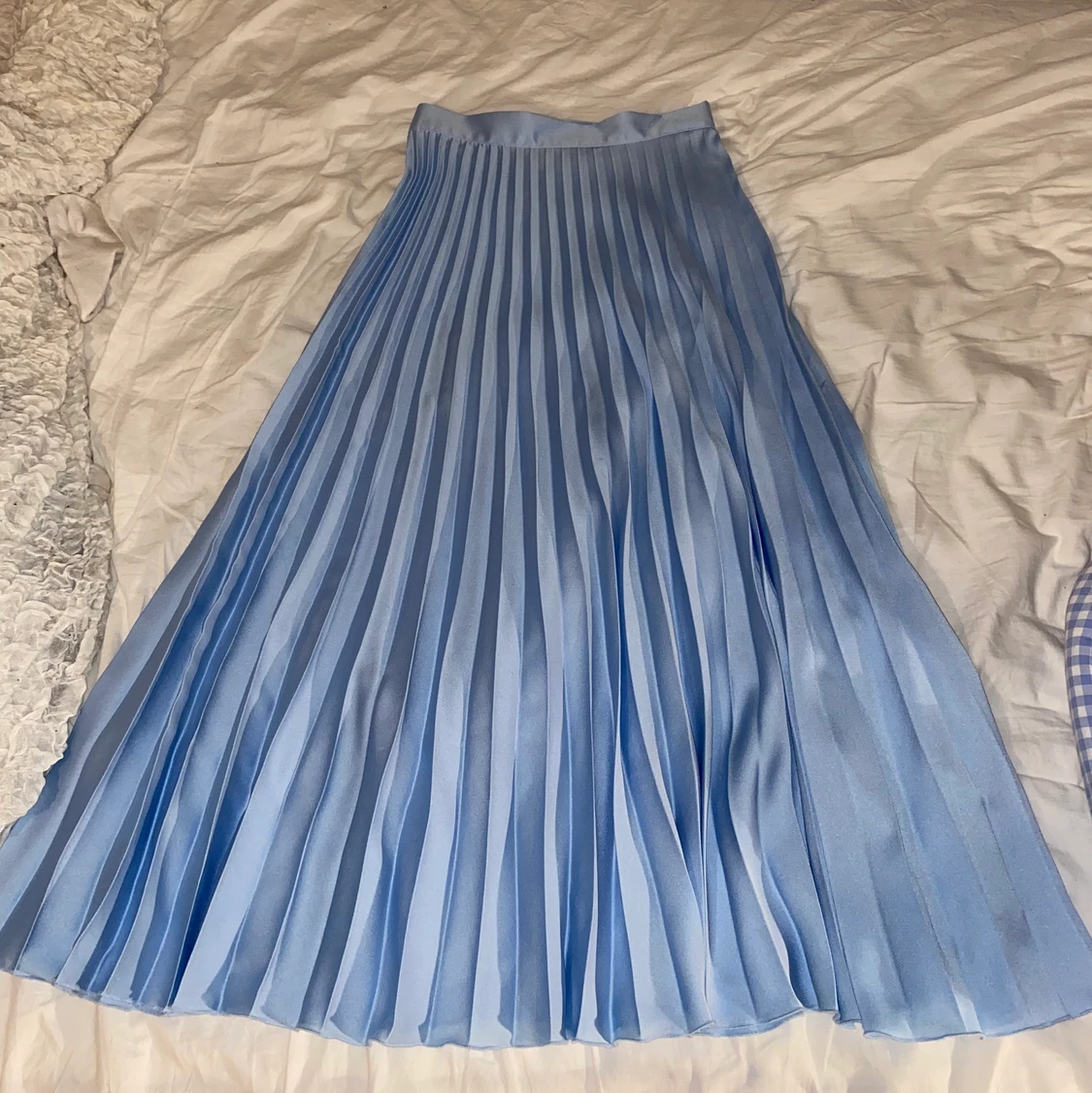 Superfin blå plisserad kjol från ZARA - 91