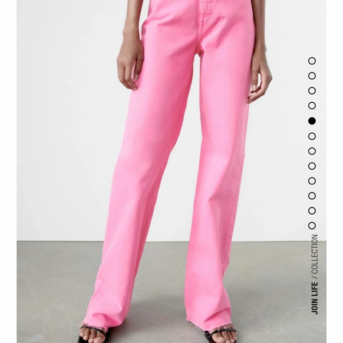 Rosa populära jeans  - 90