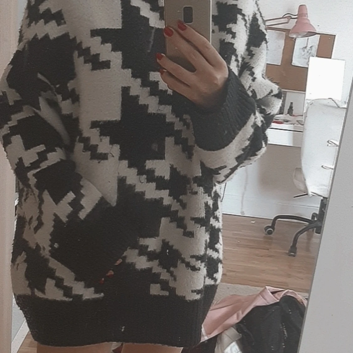 Stor och mjuk tröja