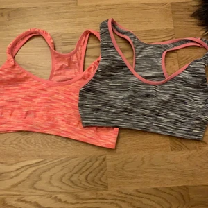 150-160 - Två sport toppar en rosa och en grå i storlek 150-160