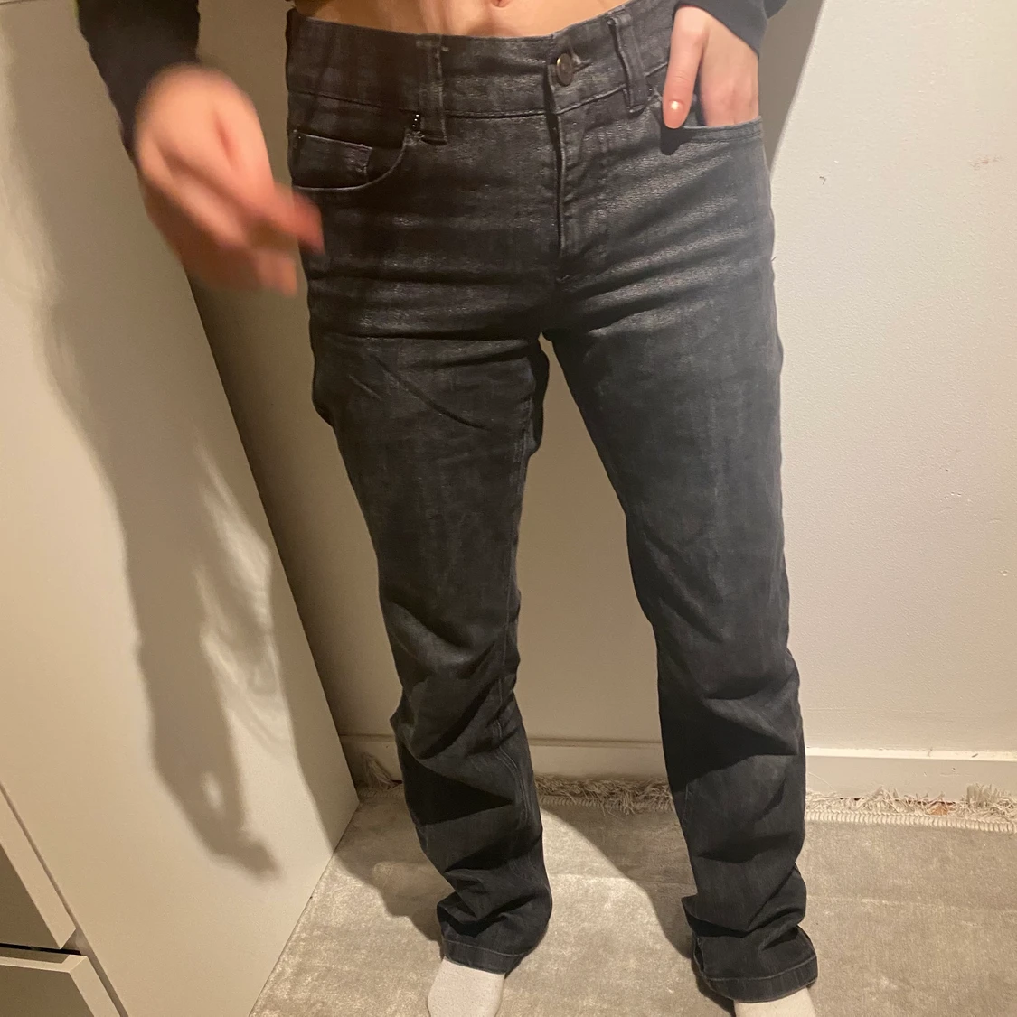 Lågmidjade jeans