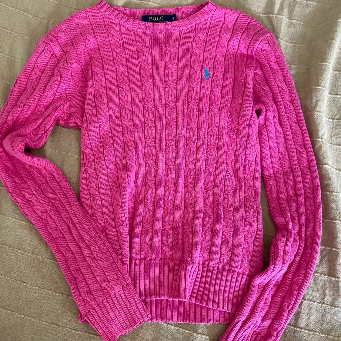 Stickad Tröja Ralph Lauren S Rosa  - 91