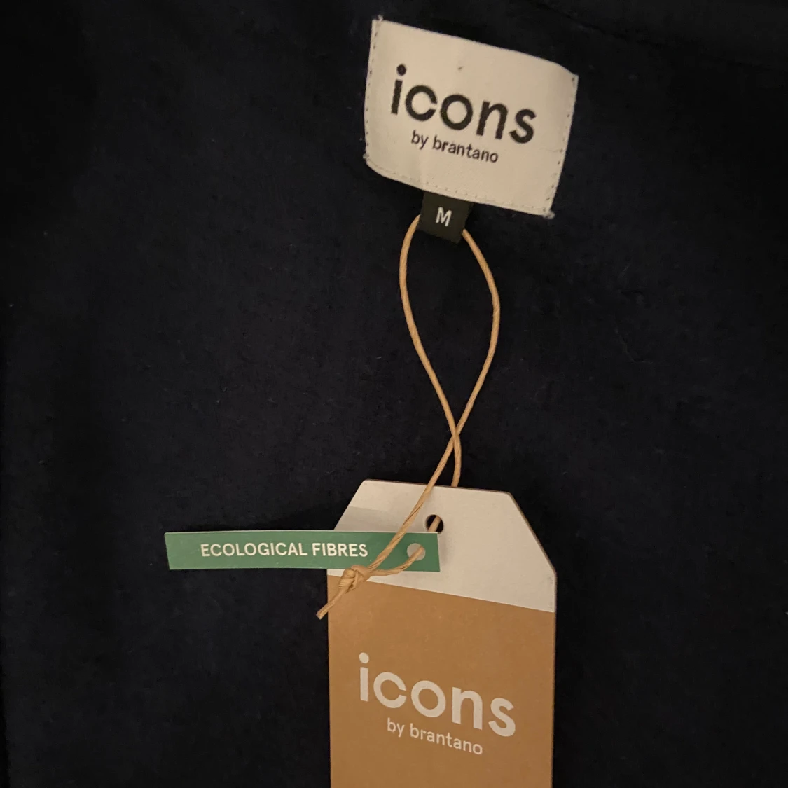 Blå zip tröja - 90