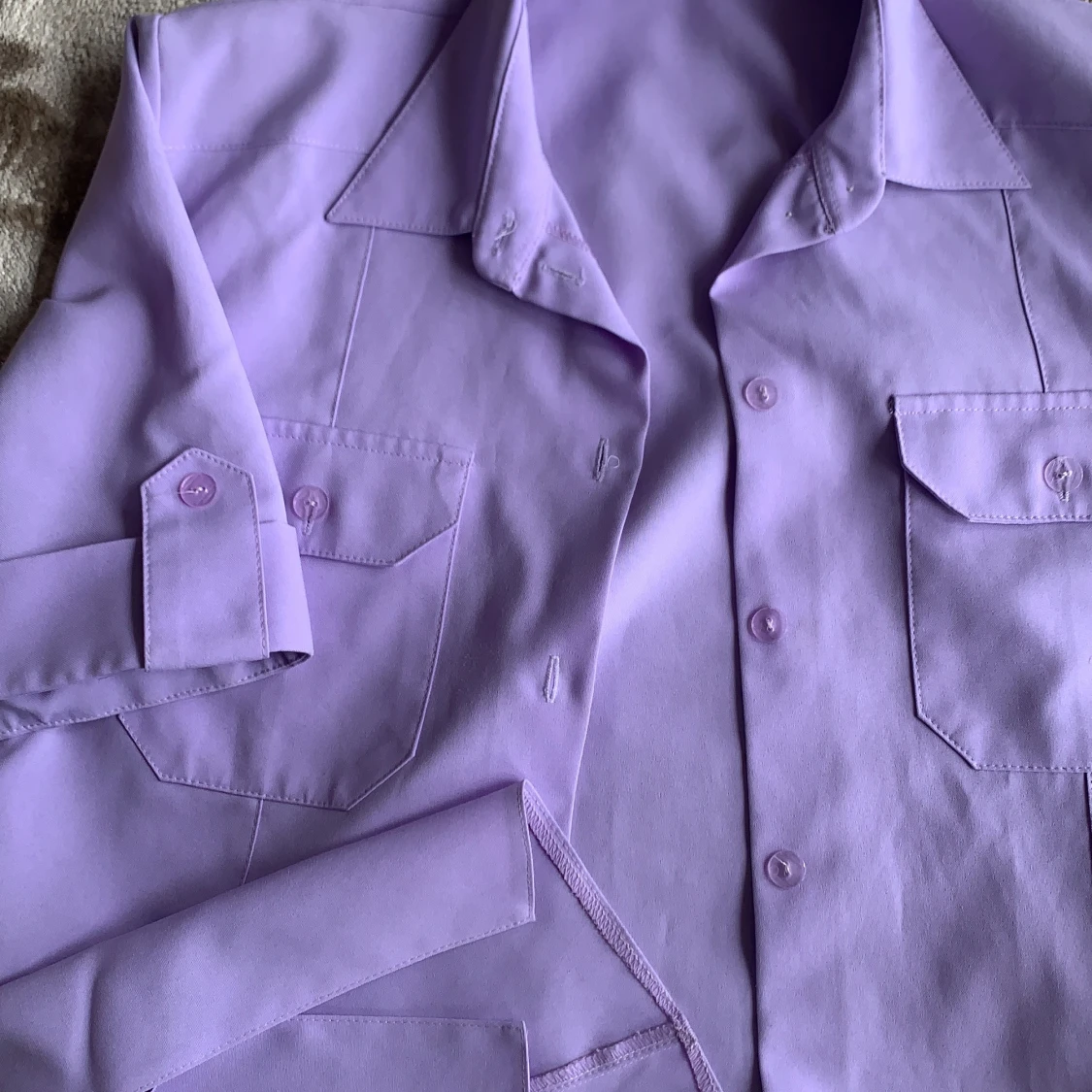 Overzized lila skjorta