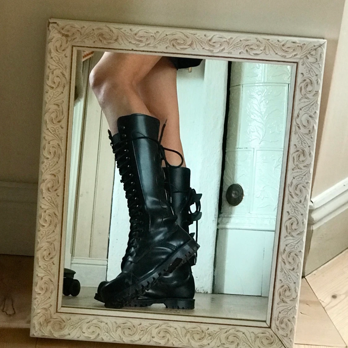 Läderstövlar 🤑 storlek 41 