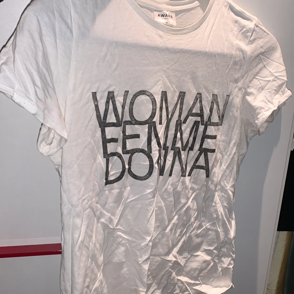 Vit tshirt i strl xs😍