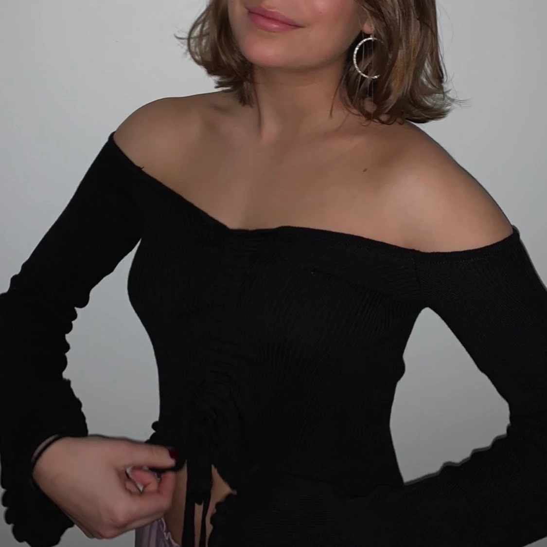 Svart topp / tröja - 90