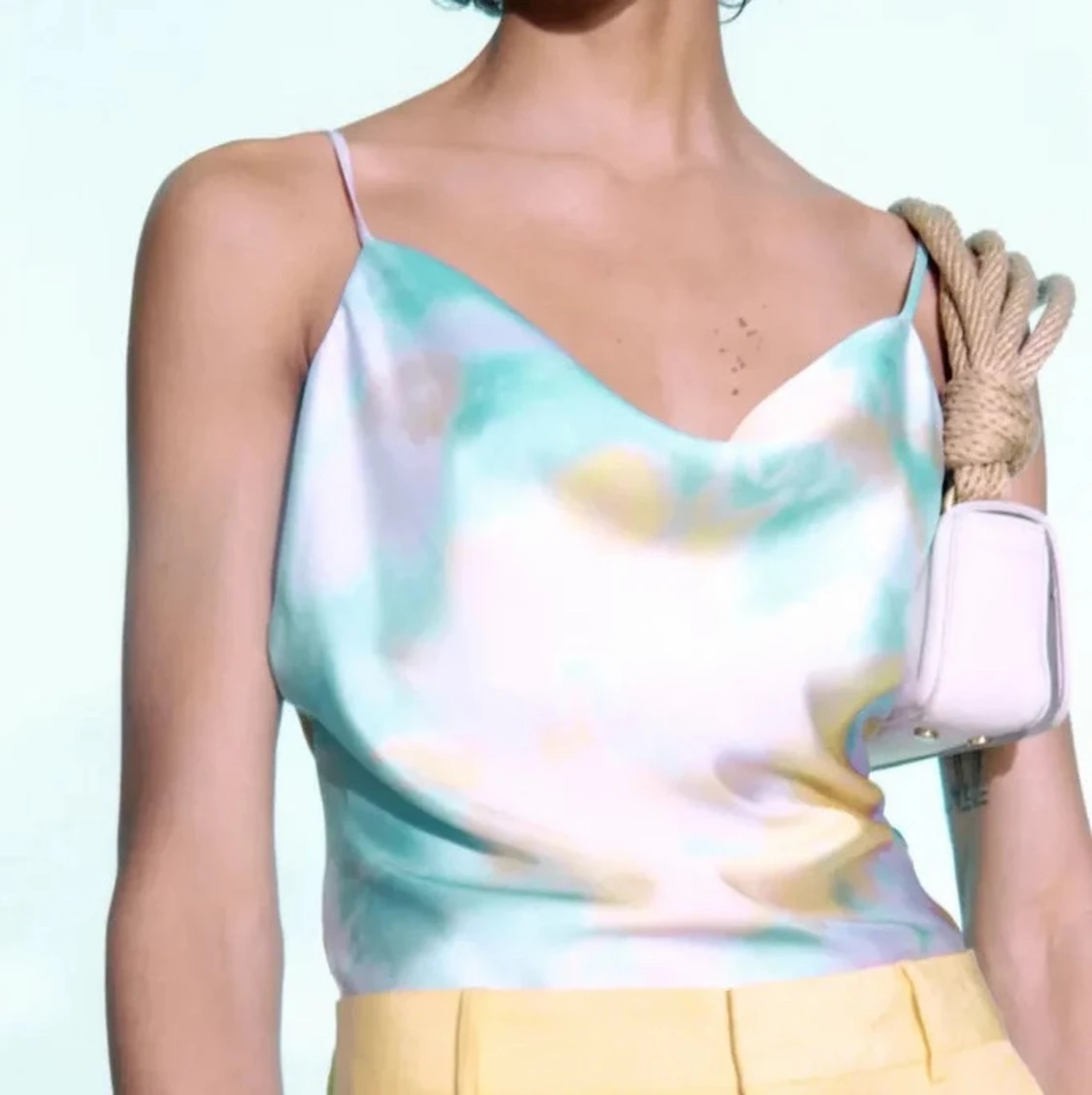 tie dye camisole top zara - 90