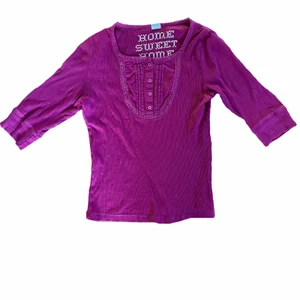 Tröja - Jätte söt y2k trekvart tröja 💜💗