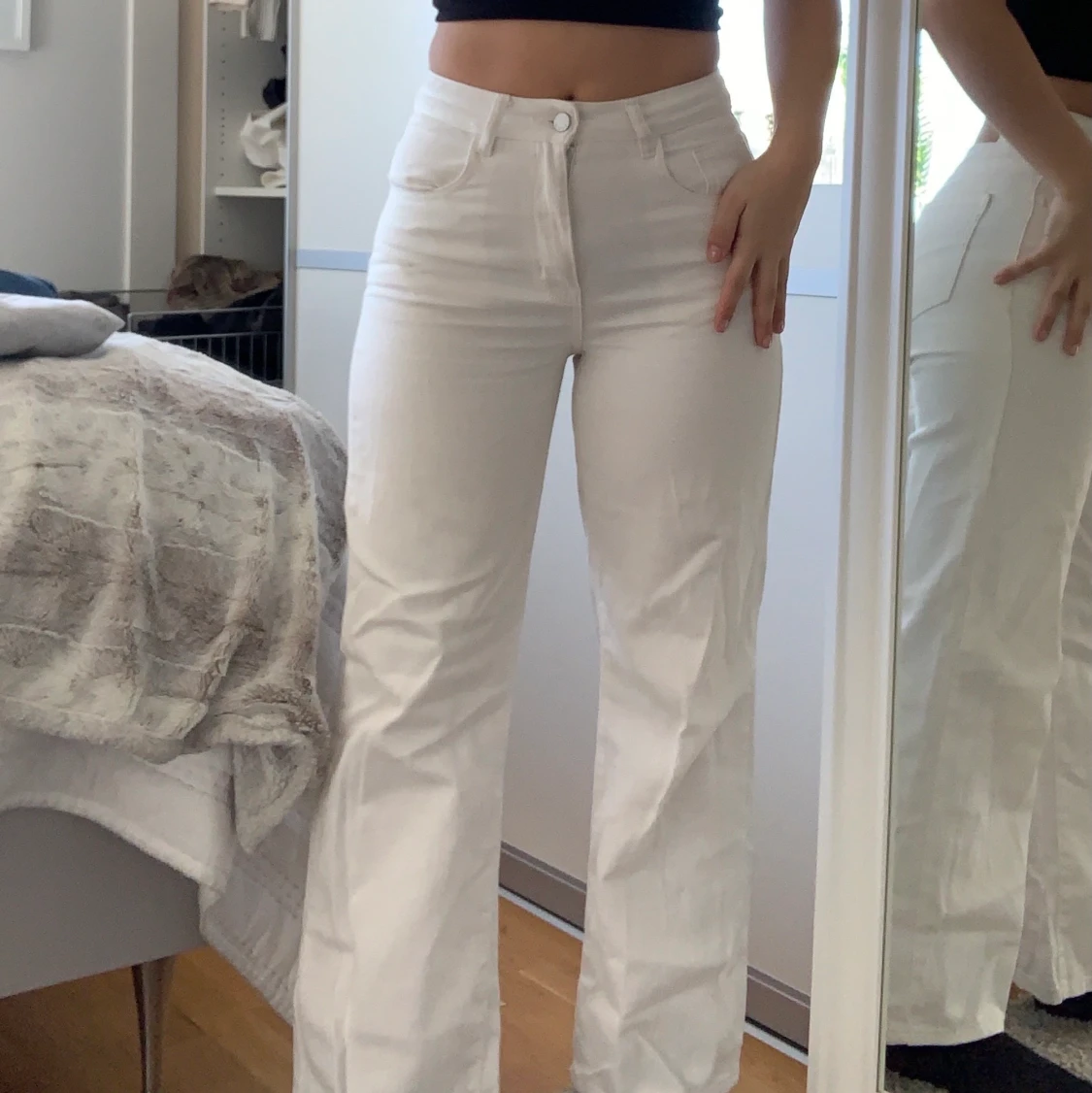 Vita byxor 