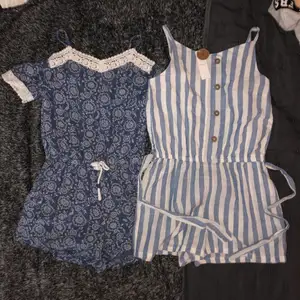 säljer 4 olika jumpsuits för 70kr styck. superfina nu till sommarn. skriv för bättre bilder för hur dom sitter på osv. 1: storlek 134/140. 2: storlek 146/152. 3: storlek 34.  4: storlek 146/153