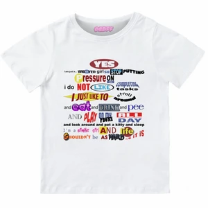 Babytee - Världens snyggaste babytee/croptop som jag själv tryck! Härmade den från OGBFF och den är ganska lik! Inte använd! Frakt tillkommer ❤️