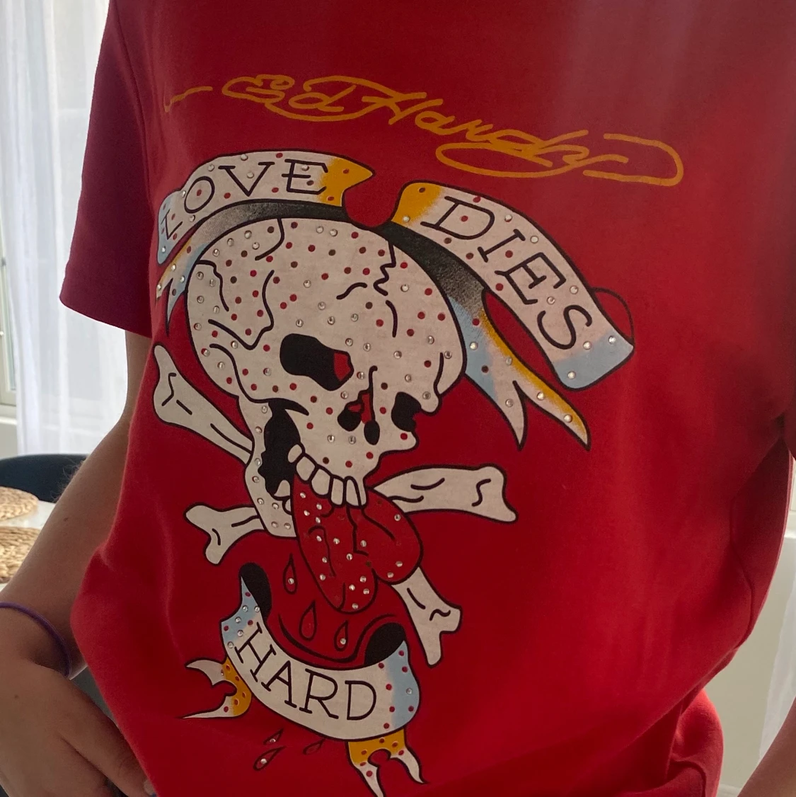 Snygg Ed Hardy Tshirt  - 90