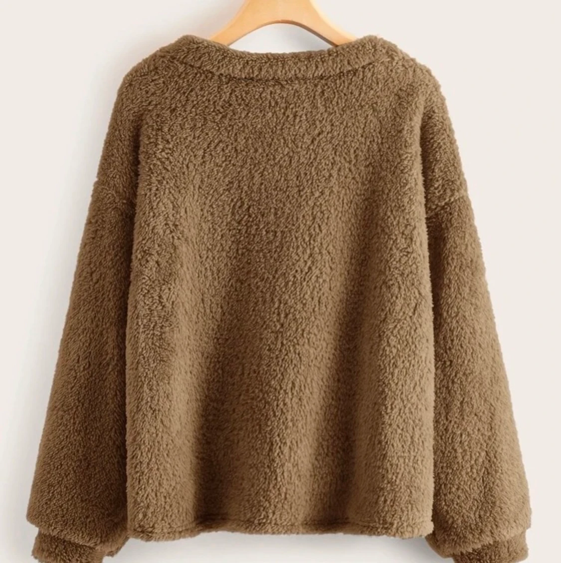 Gosig brun sweatshirt. - 90