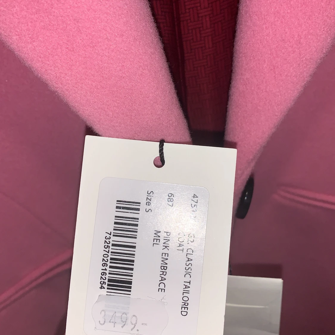 Jättefin rosa kavaj i strl S - 91