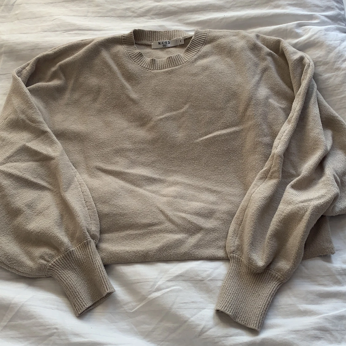 Fin beige tröja - 90
