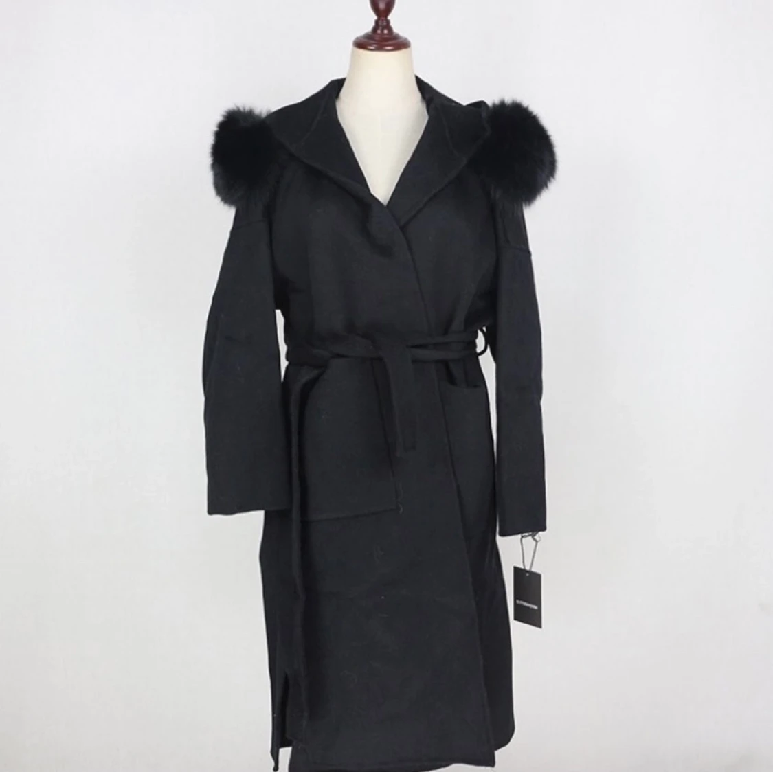 Äkta päls kappa  - 90