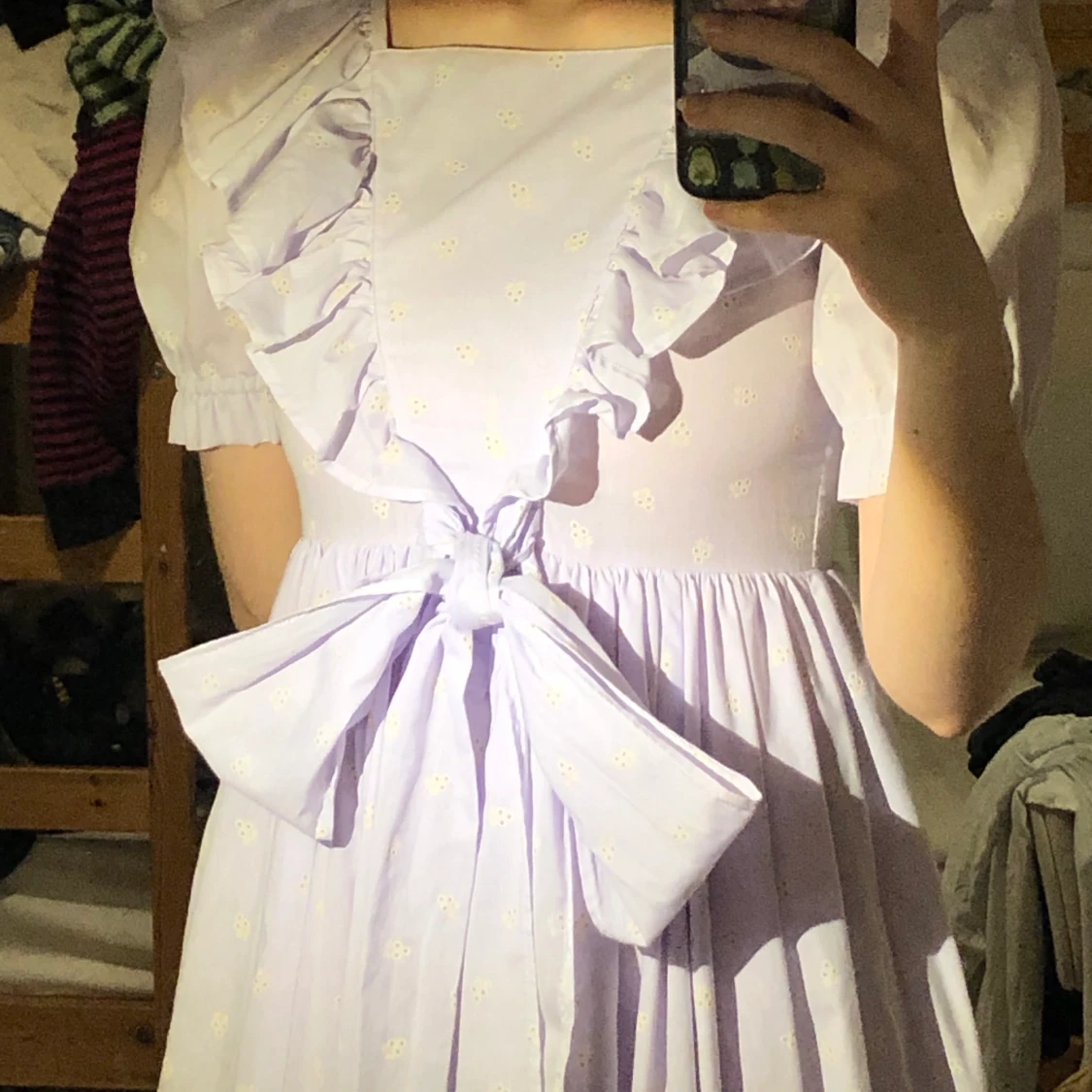 ljuslila långklänning i size S - 91