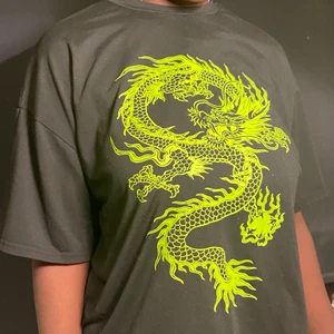 Oversized  dragon tee - Storlek M men sitter som L                                                       Kan mötas upp i Ulricehamn eller Borås 