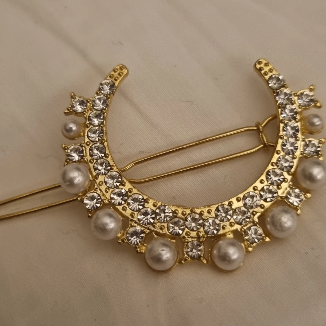 Hårspänne guldfärgat 2st - 90