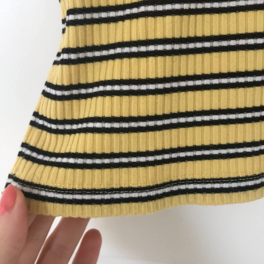 Randig crop top - 90