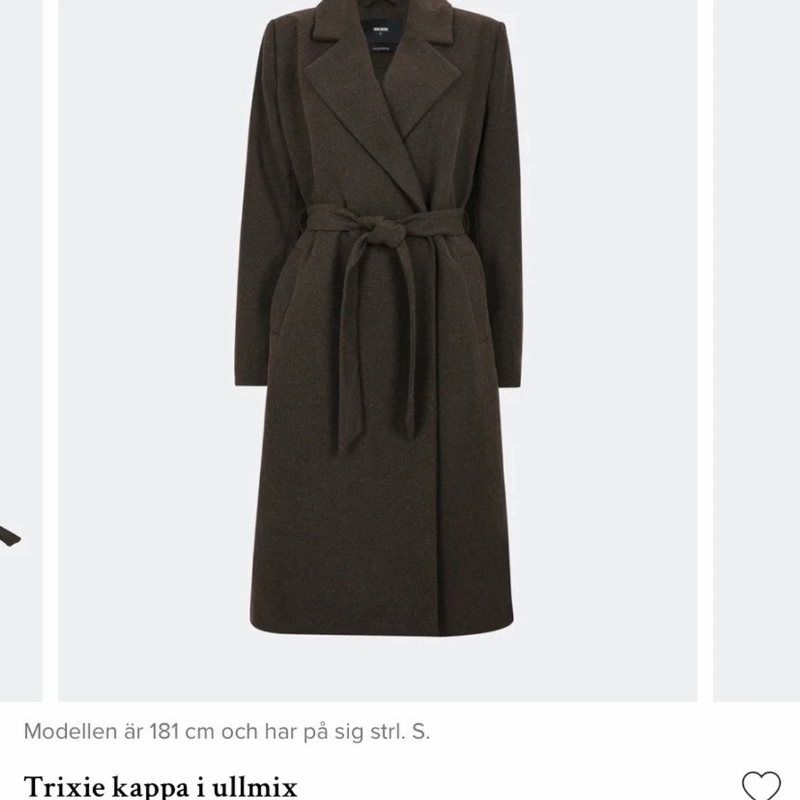 Brun kappa från BikBok - 90