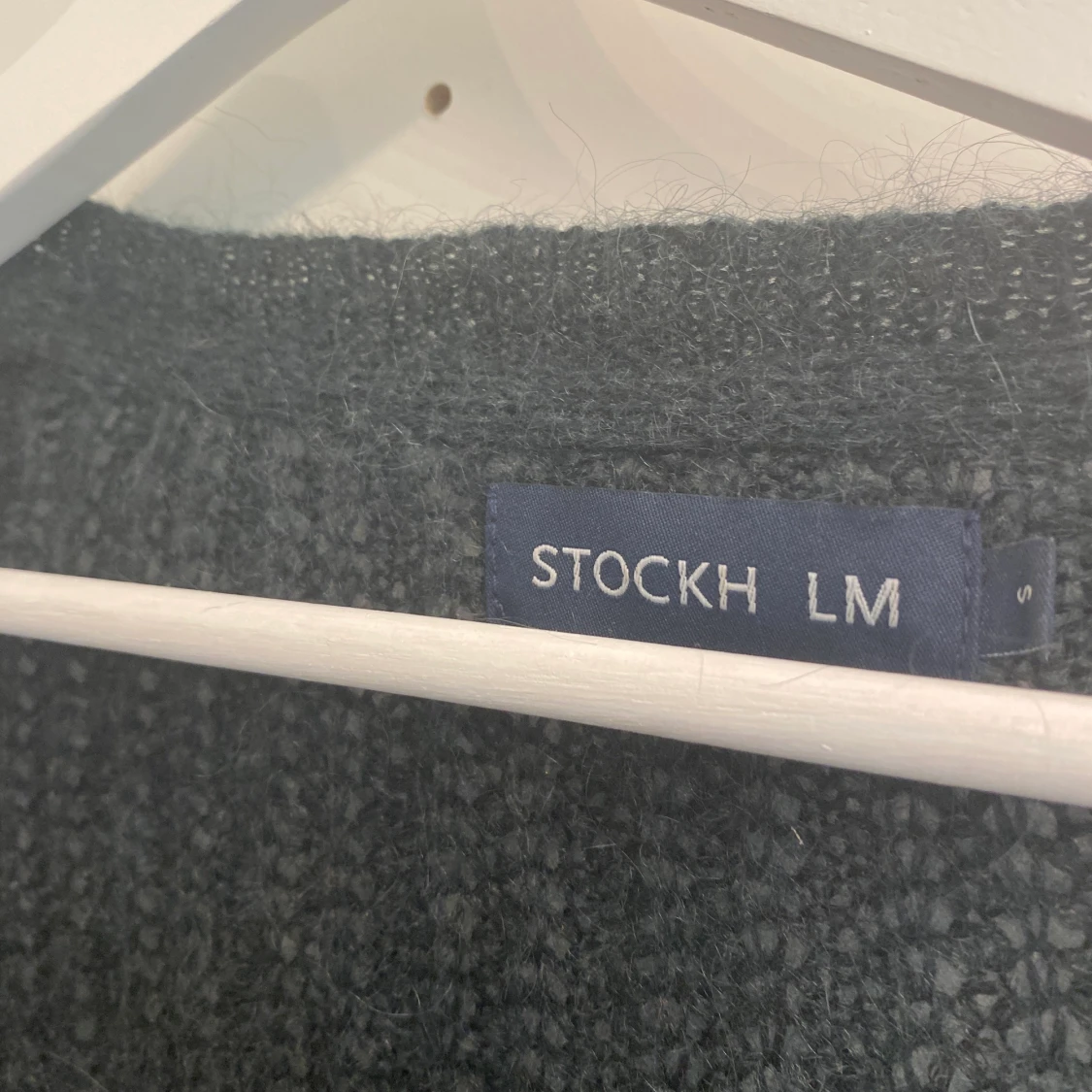 Grön mohair kofta - 90