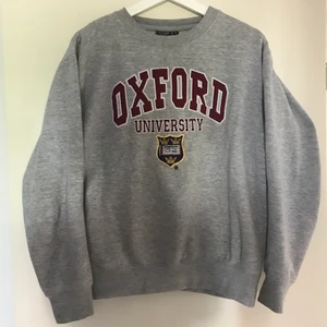 Collegetröja från Oxford  - Jätteskön collegetröja från Oxford i fint skick