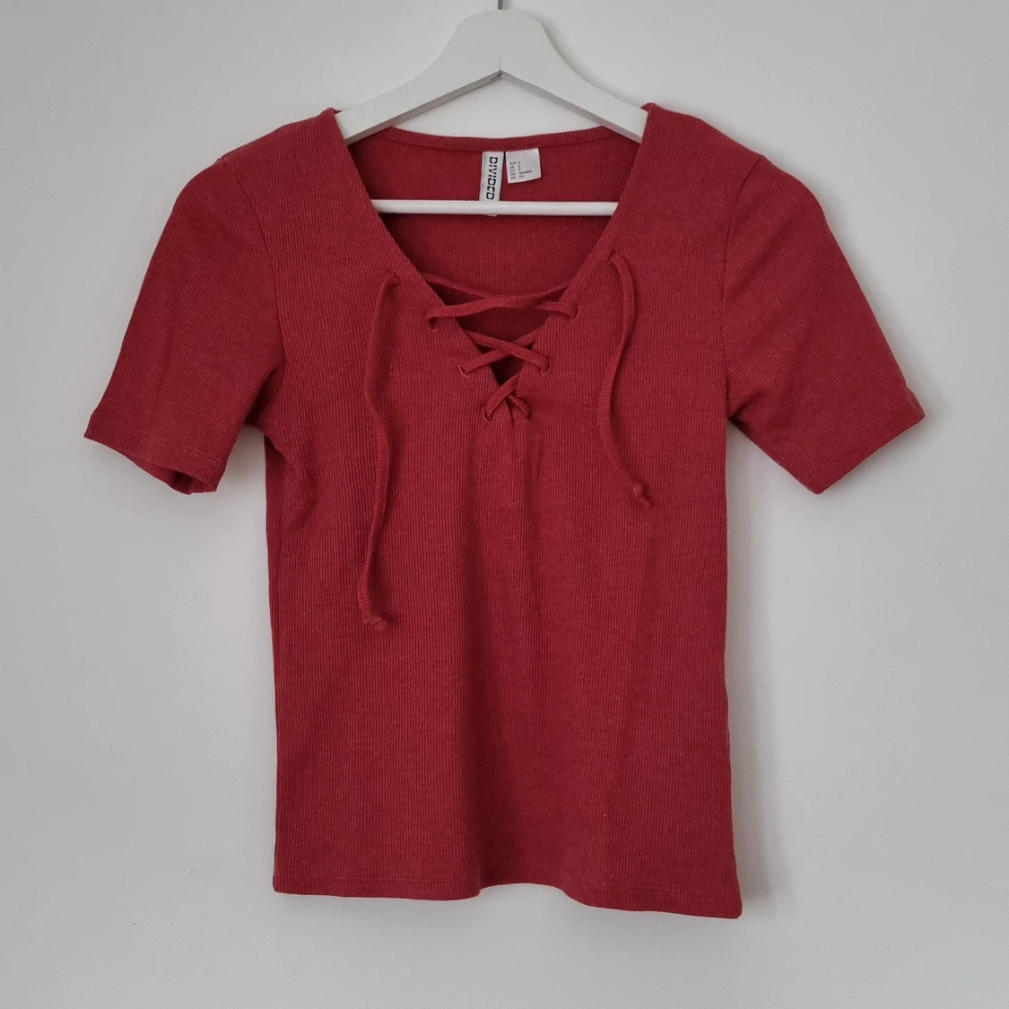 Ribbad tie top, HM (strl S) - 90