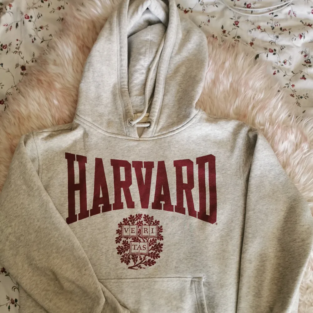 Harvard hoodie från hm storlek small. Frakt ingår inte :) . Hoodies.