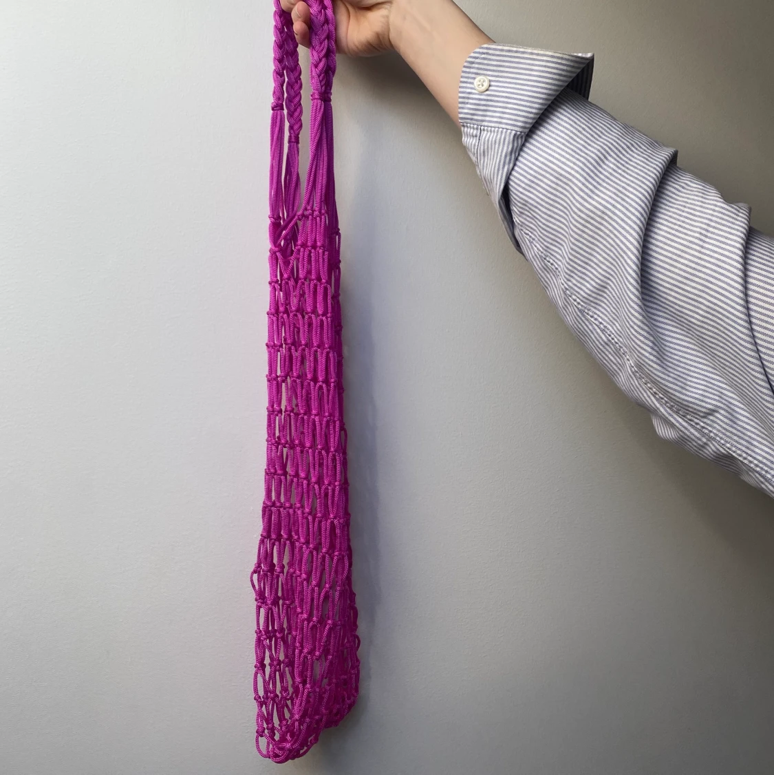 Unik rosa nätväska 