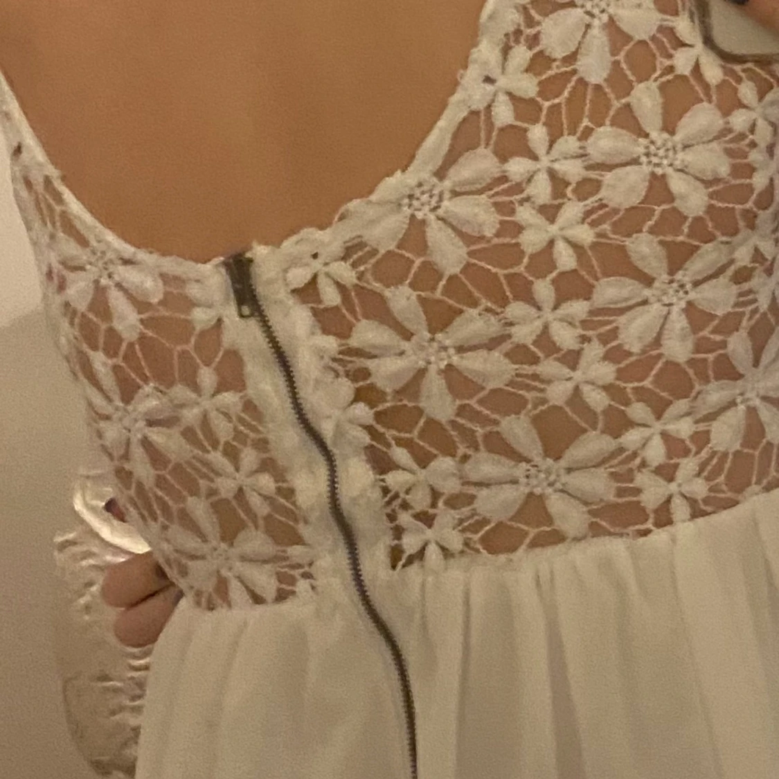 Vit klänning  - 91