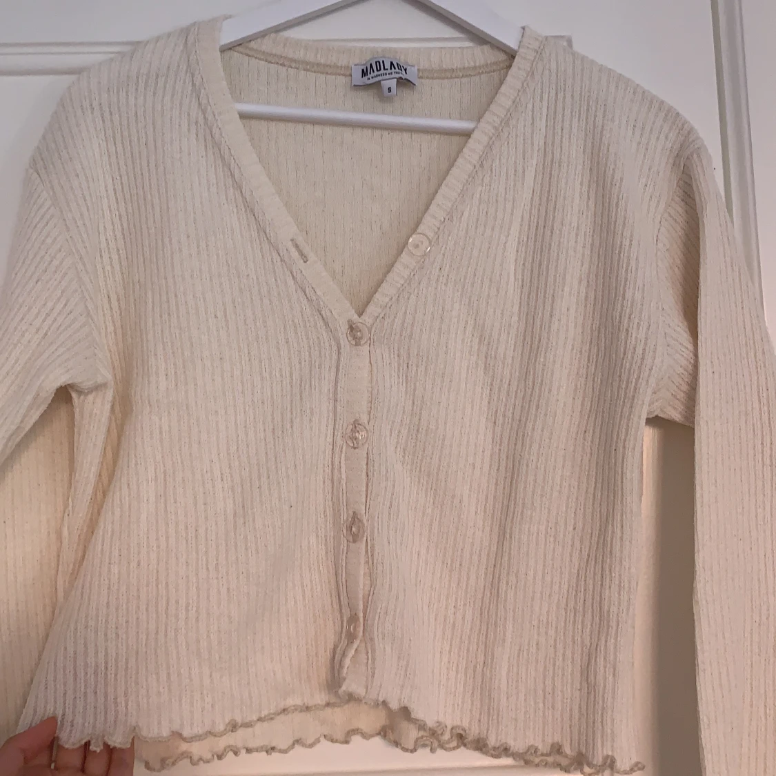 Naturvit tröja Madlady stl S - 90