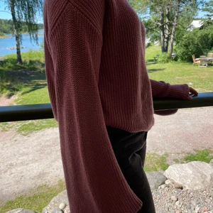 Stickad tröja - Stickad rosa tröja ifrån nakd! 