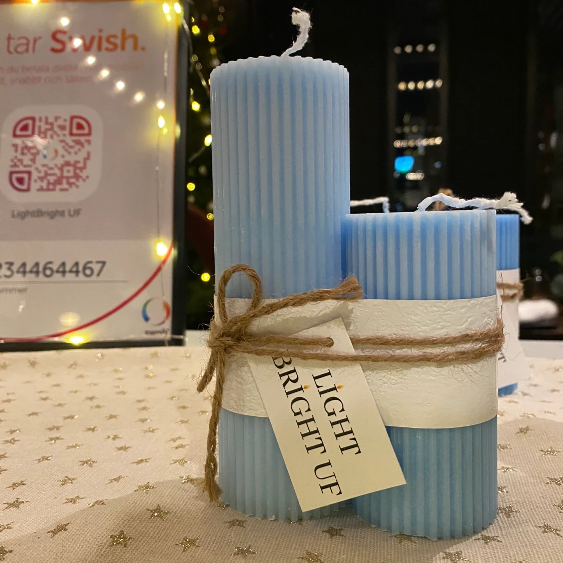 Ljus av återvunnet stearin - 90