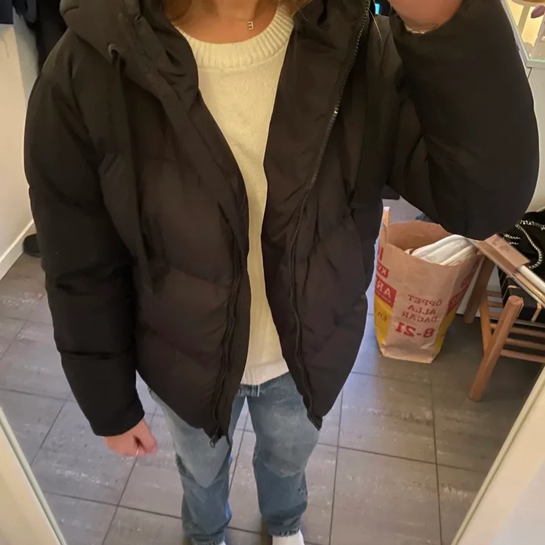 Superfin och varm vinterjacka 