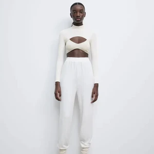 Zara tröja - Säljer denna ”tröja” från zara, det är allstå bara ärmarna och turtleneck. Aldrig använd, finns fler bilder💕