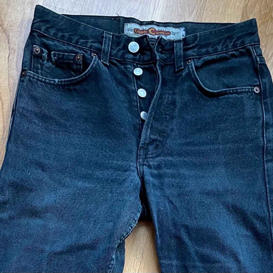 Vintage crocker jeans svart denim W27L30 - 91