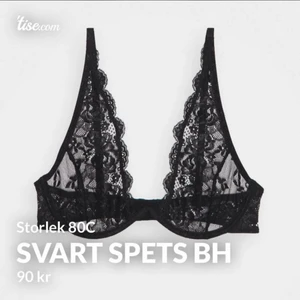 Svart spets bh - Svart spets bh från Nelly. Aldrig använd 