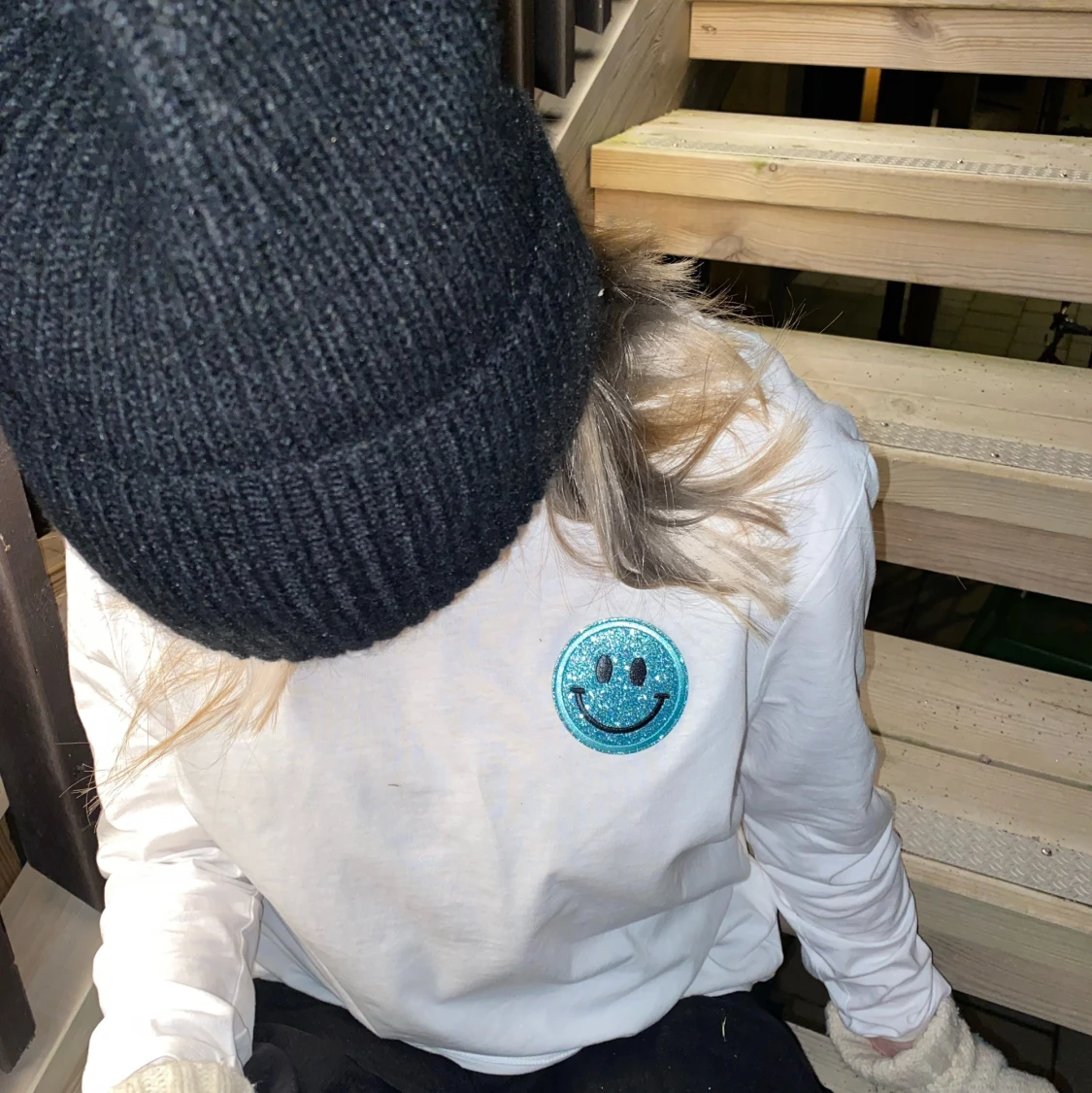 💙Blue smiley longsleeve