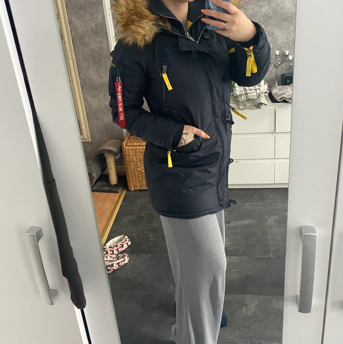 Vinter jacka från alpha industries  - 91