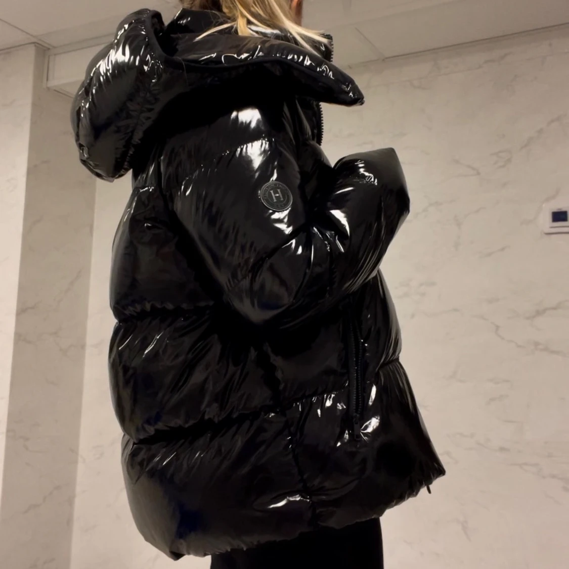 Glansig dunjacka  - 91