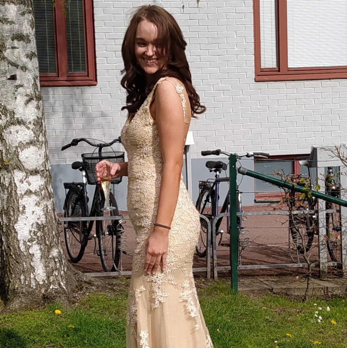 Superfin balklänning säljes!