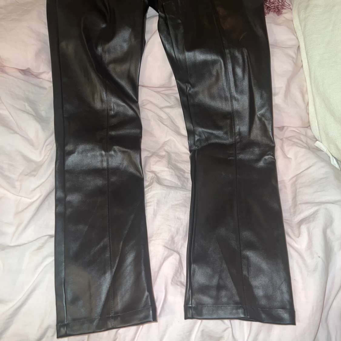 Straight skinn byxor - 90