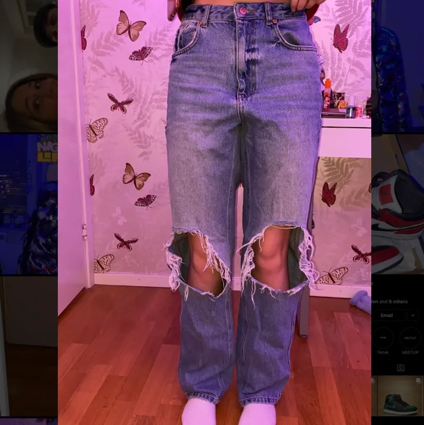 Nakd jeans wide leg, kommer tyvärr inte till användning därför jag säljer:)). Jeans & Byxor.