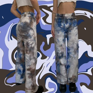 Diy weekday jeans st 24/25 - Vita byxor från weekday jag har färgat 🦫💧💨 