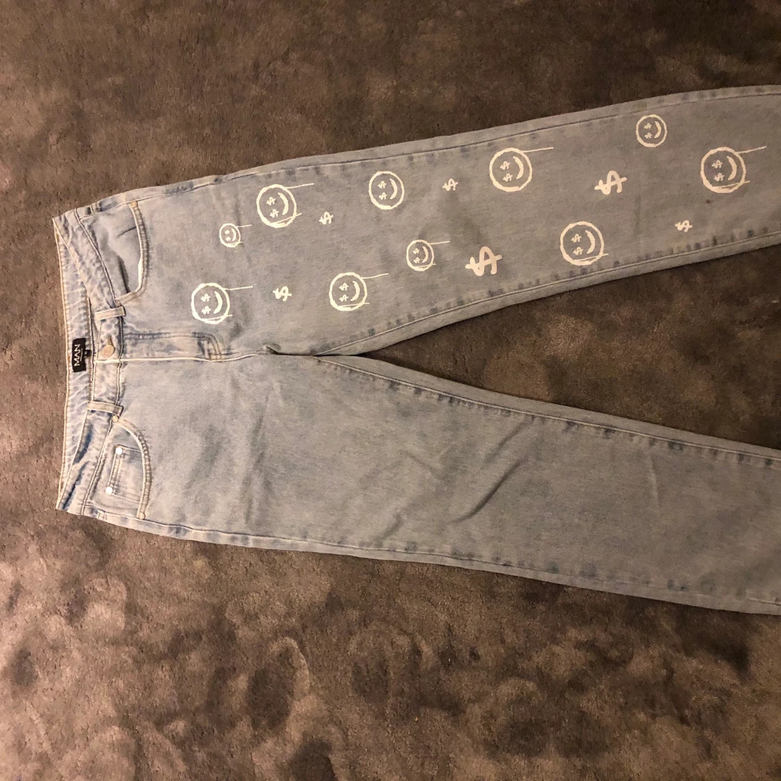 Straight smiley jeans - 90