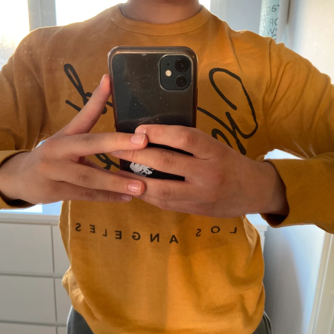 Somrig Gul Sweatshirt 