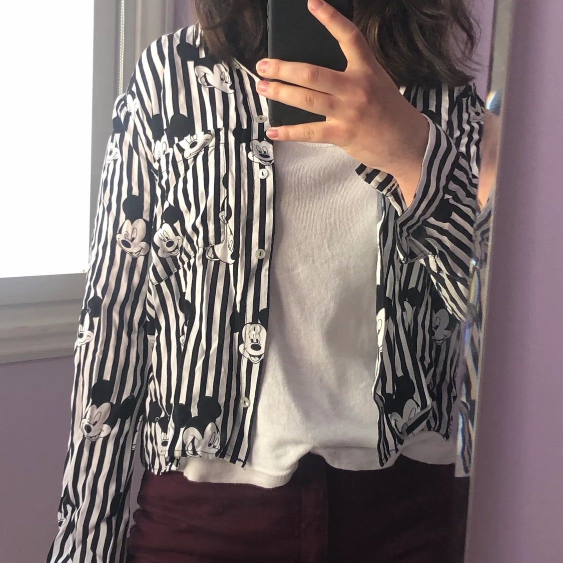 Musse Pigg randig skjorta